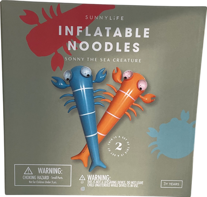 SunnyLife Sea Creature  inflatable pool noodles set of two 100cm