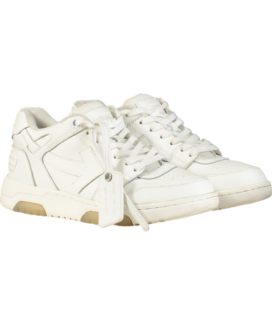 Off-White White Out Of Office Calf Leather Sneaker UK 6 EU 40 👞