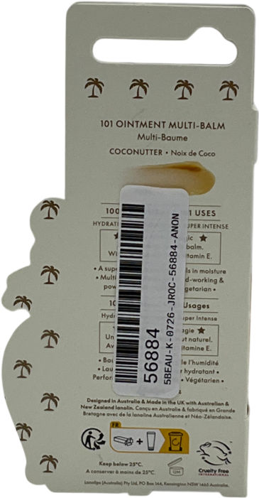 Lano Lips 101 Ointment Multi-balm - Coconutter 10g