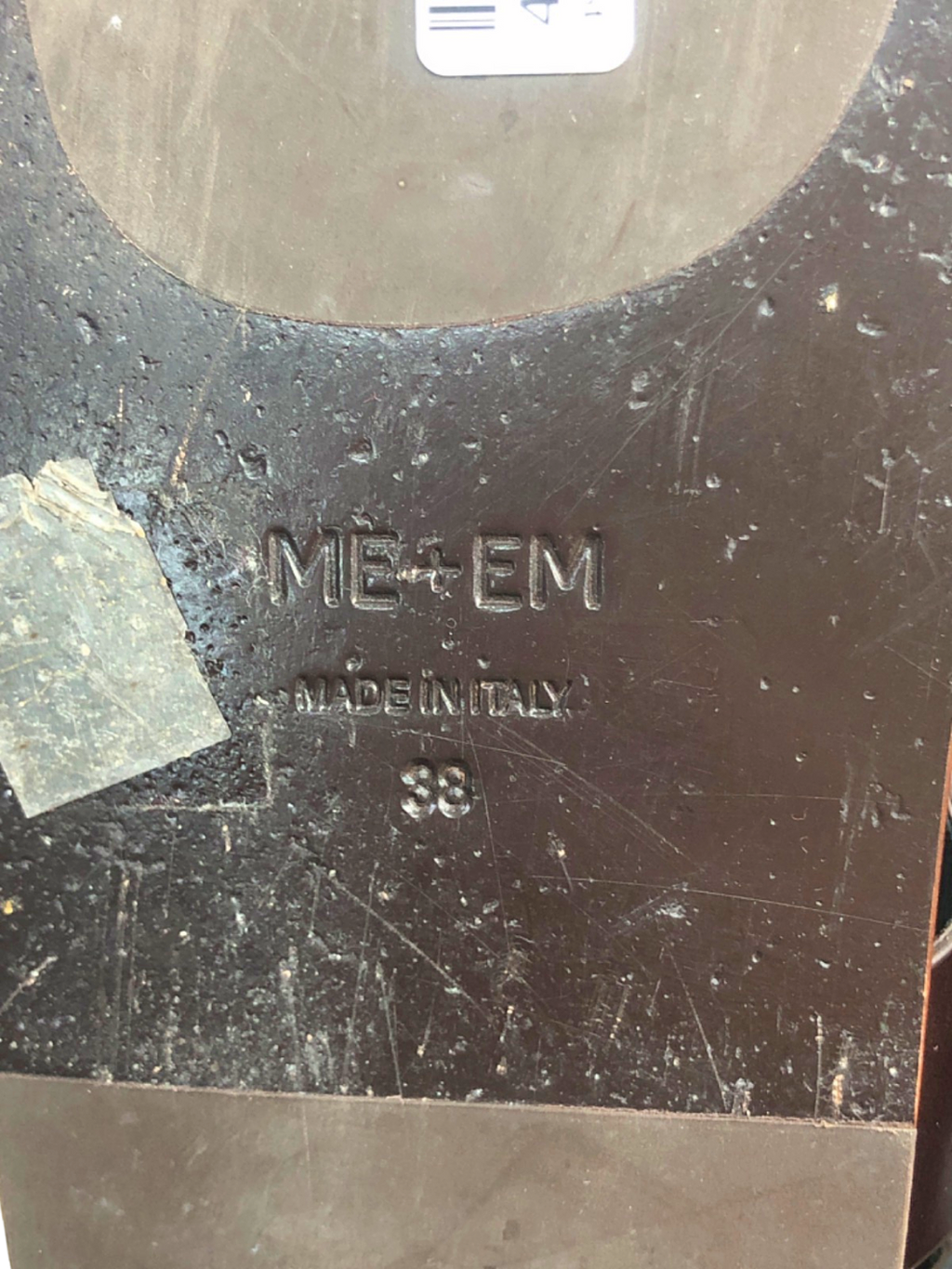 ME + EM Brown Leather Huarache Sandals UK 5