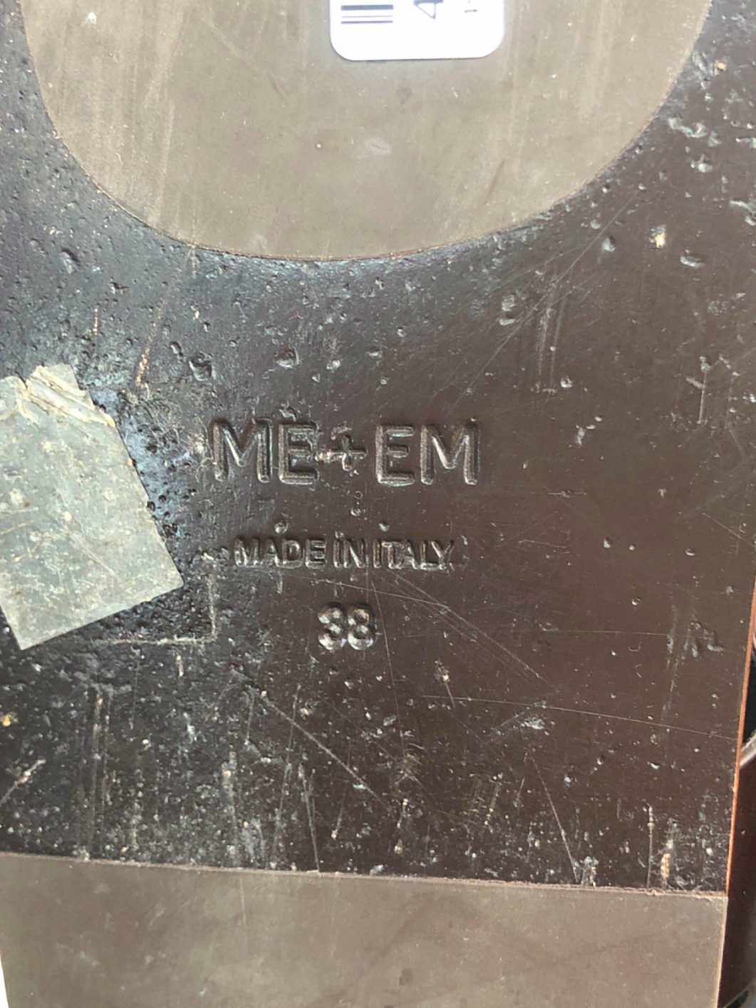 ME + EM Brown Leather Huarache Sandals UK 5