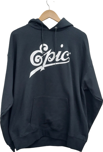 Hanes Black Epic Slogan Hoodie UK L