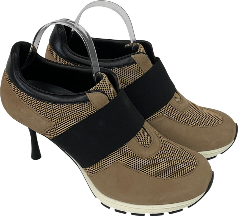 Sneex Brown The Icon Trainer Heel UK 9 EU 42 👠