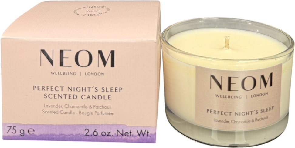 NEOM White Perfect Night's Sleep Scented Candle 75g