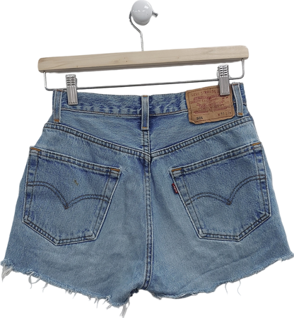 levis Blue 501 Original Denim Shorts W33