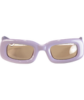 Aklila Purple Verve Inflated Sunglasses