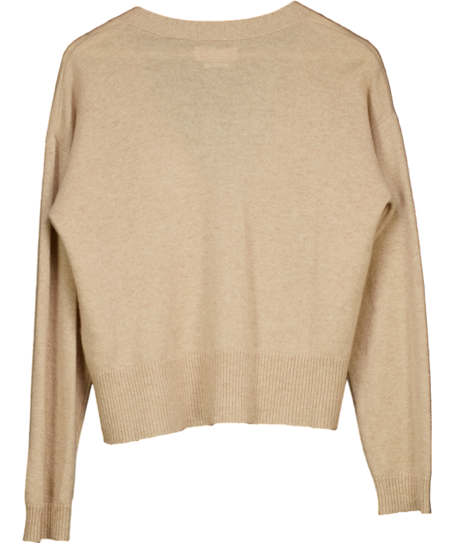 Notshy Beige Light Cashmere Cardigan UK M