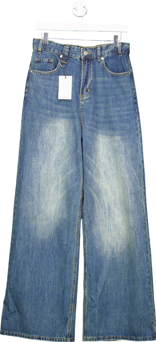 Beaumont Blue Wide-leg Jeans No Size