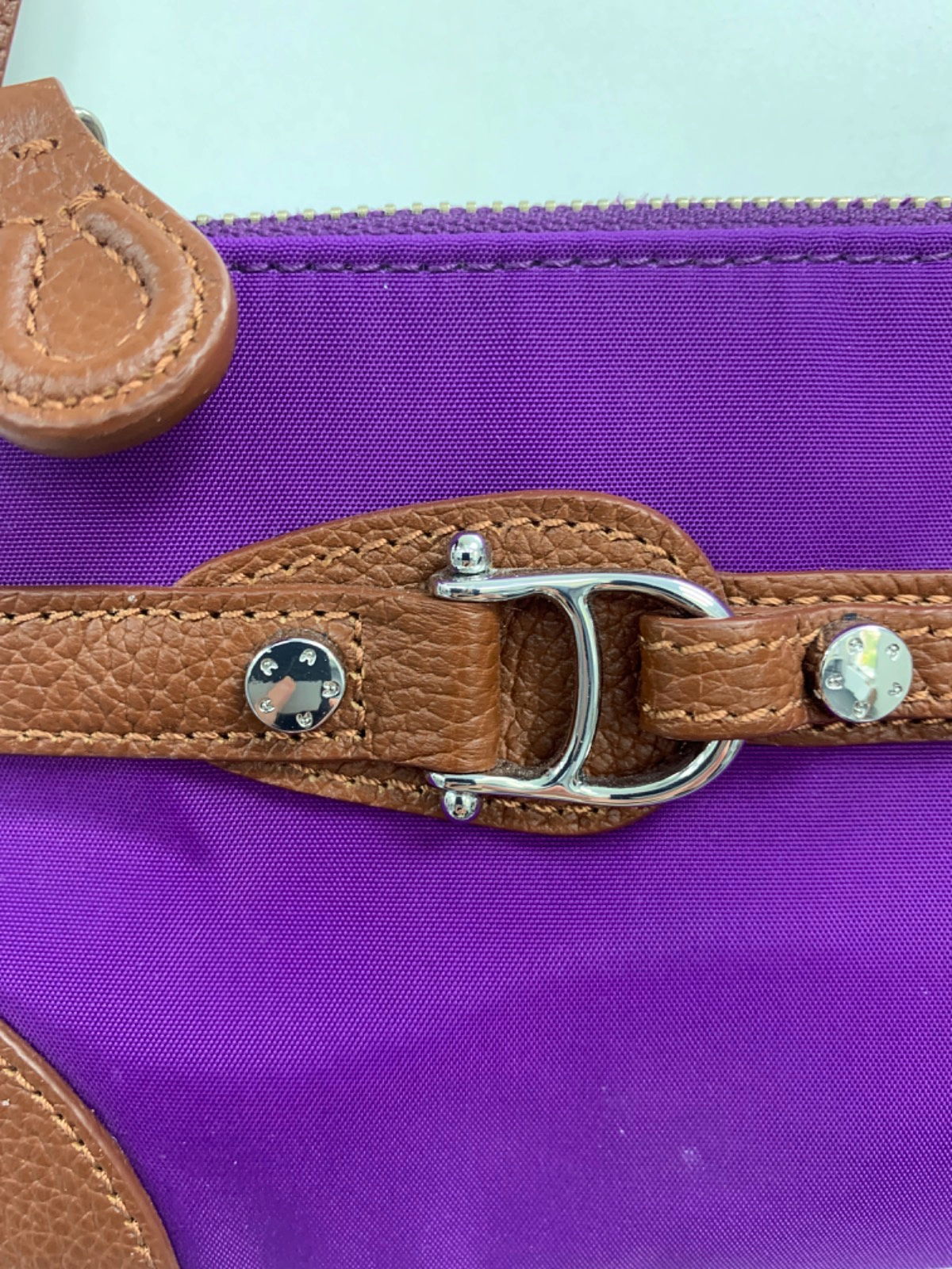 Aigner Purple Small Shoulder Bag