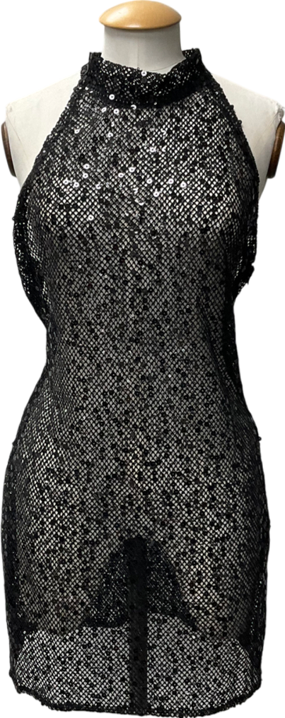 White Fox Black Ready For The Weekend Mini Dress UK L