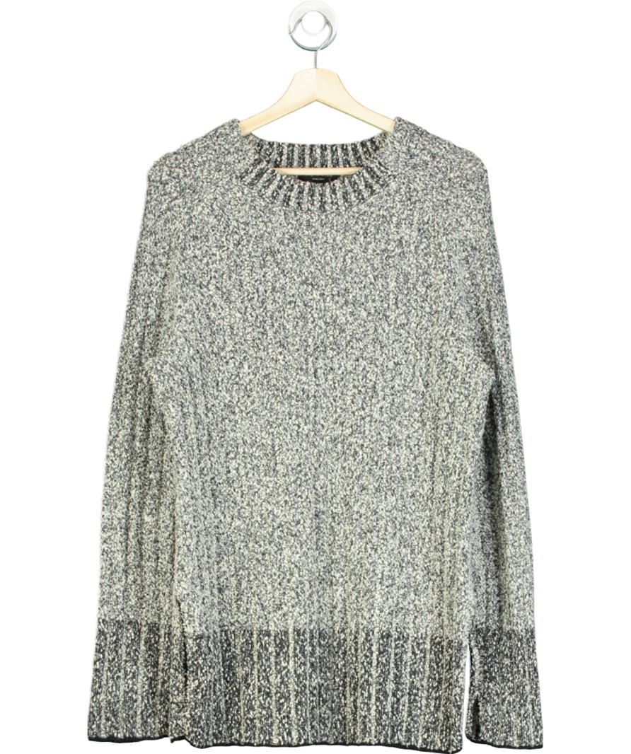 Rag & Bone Grey Bobble Detail Knit Jumper UK L