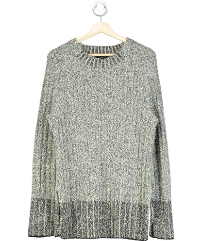 Rag & Bone Grey Bobble Detail Knit Jumper UK L