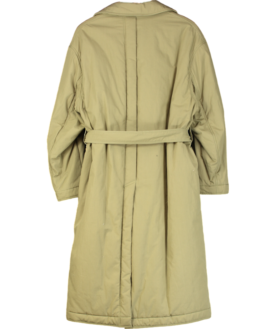 Rejina Pyo Green Agnes Cotton Belted Coat UK L