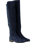 Stuart Weitzman Navy Blue Suede Knee High Boots UK 4 EU 37 👠