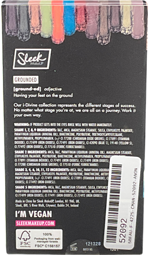 Sleek I-divine Palette Level Up Grounded 12g