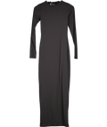 SKIMS Black Fits Everybody Crew Neck Long Sleeve Dress UK M