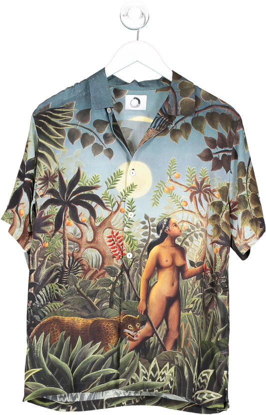 Endless Joy Multicoloured Garden Of Eden Print Shirt One Size