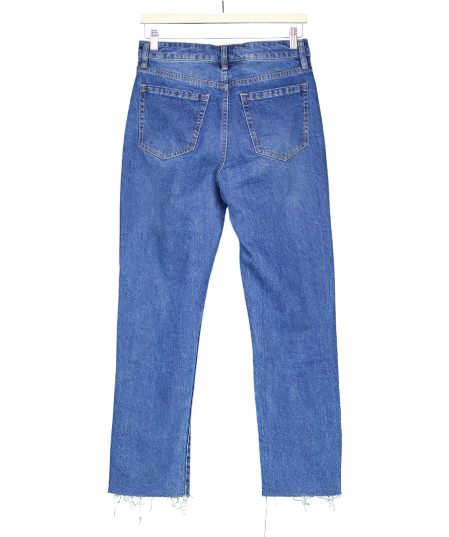 FOREVER NEW Blue Bright Wash Straight Leg Jean UK 10
