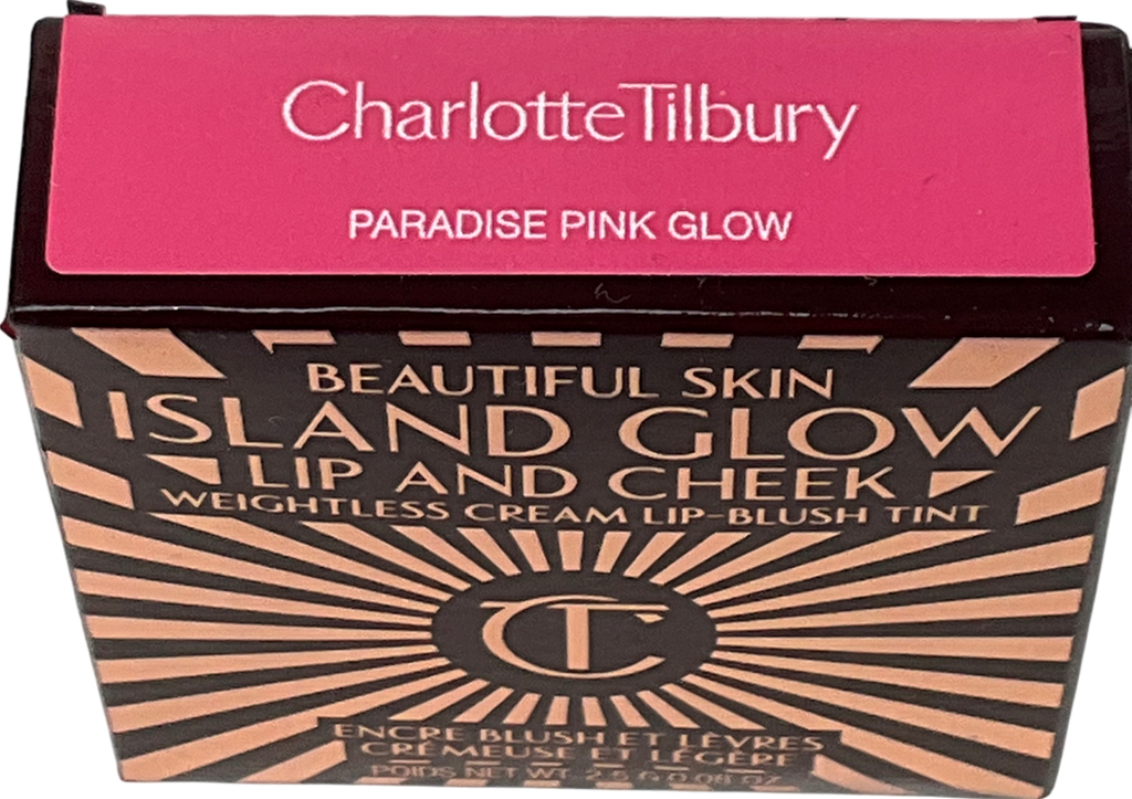 Charlotte Tilbury Beautiful Skin Island Glow Lip And Cheek Paradise Pink Glow 2.5g