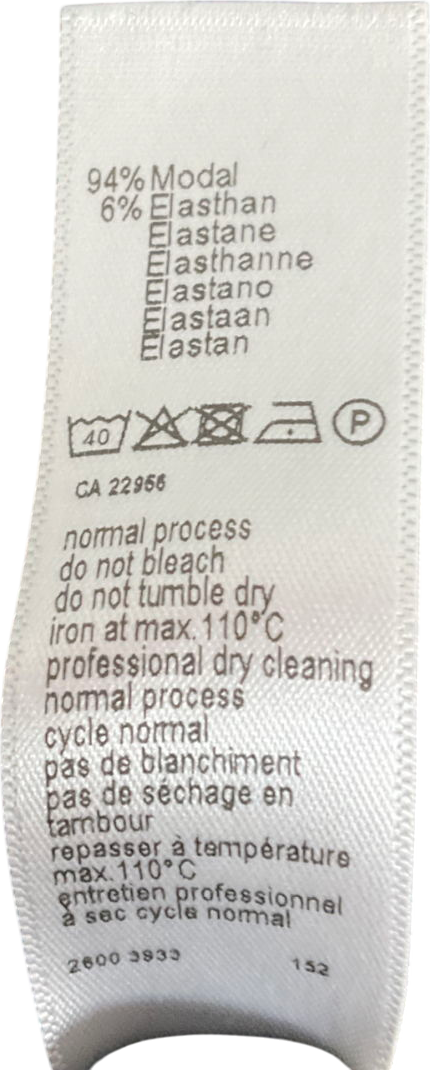 HANRO Black Sleep & Lounge - Tank Top UK S