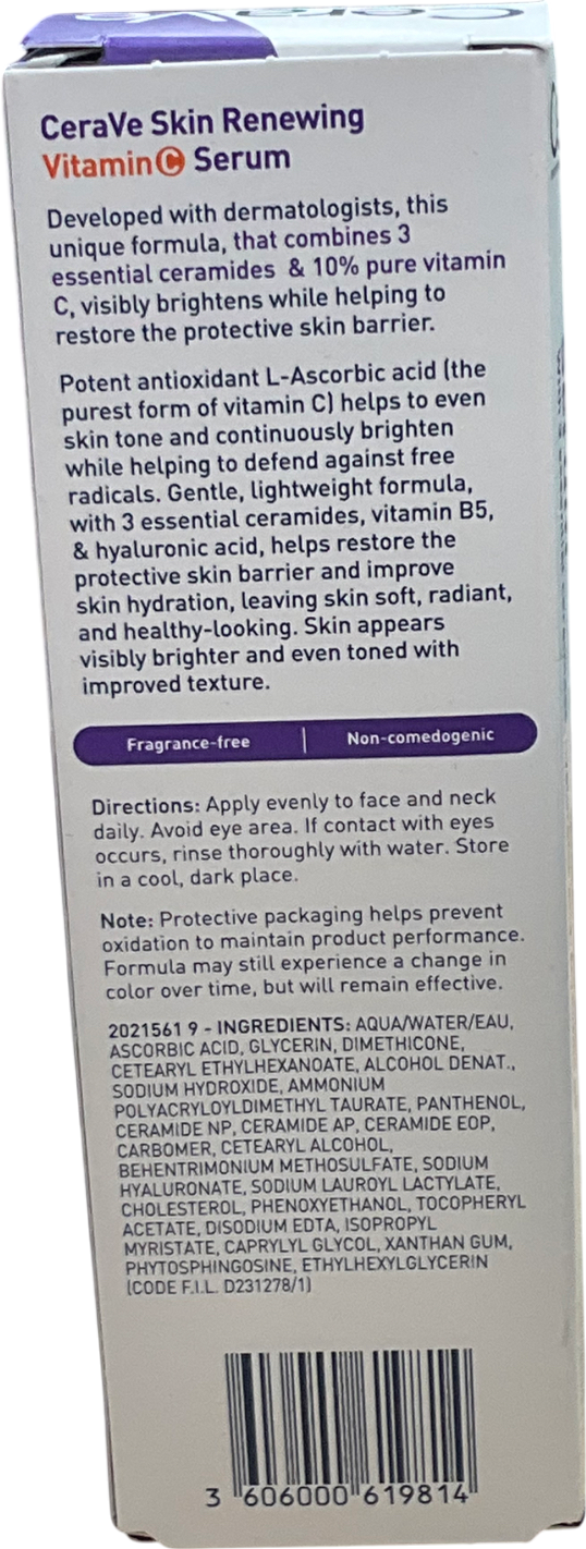 Cerave Skin Renewing Vitamin C Serum 30ml