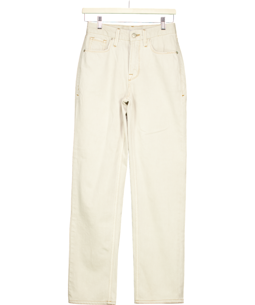 Good American Beige Slim Fit Jeans W25