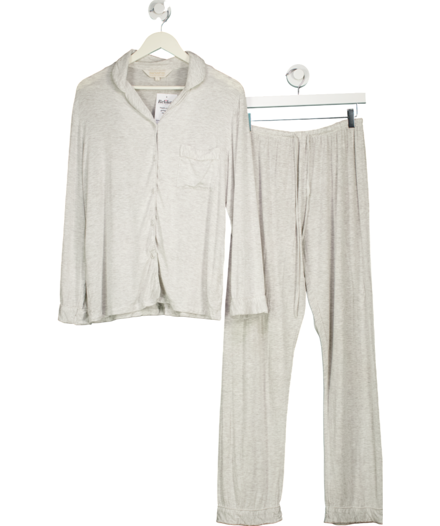 The NAP Co. Grey Rayon Stretch Pyjama Trouser Set UK S