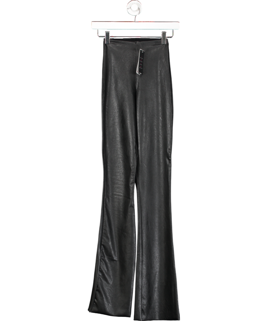 Commando Black Faux Leather Flared Legging UK S
