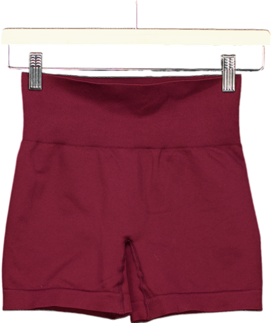 Bo+Tee Red Endurance Super Sculpt Seamless Shorts UK S