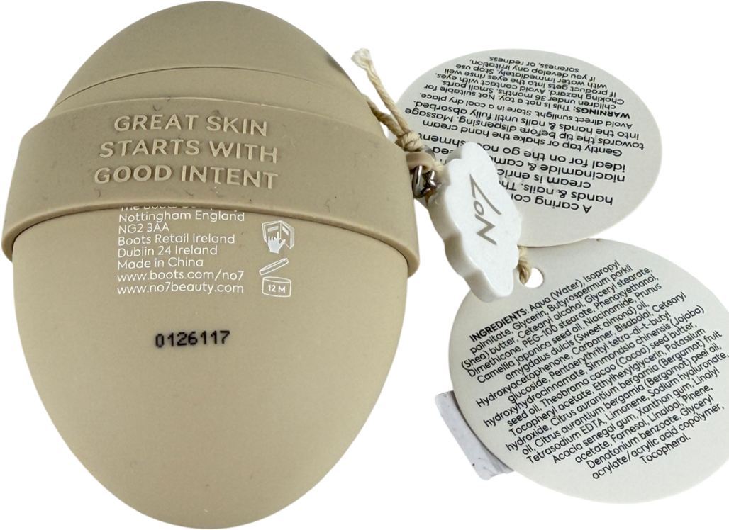 No7 Good Intent Pocket Pebble Nourishing Hand Cream 50ml