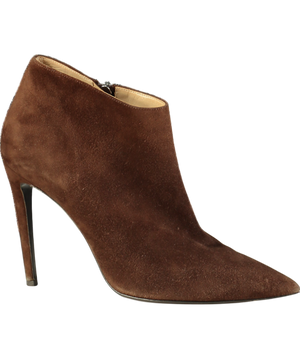 Ralph Lauren Brown Tasella Suede Heel Boot UK 8 EU 41