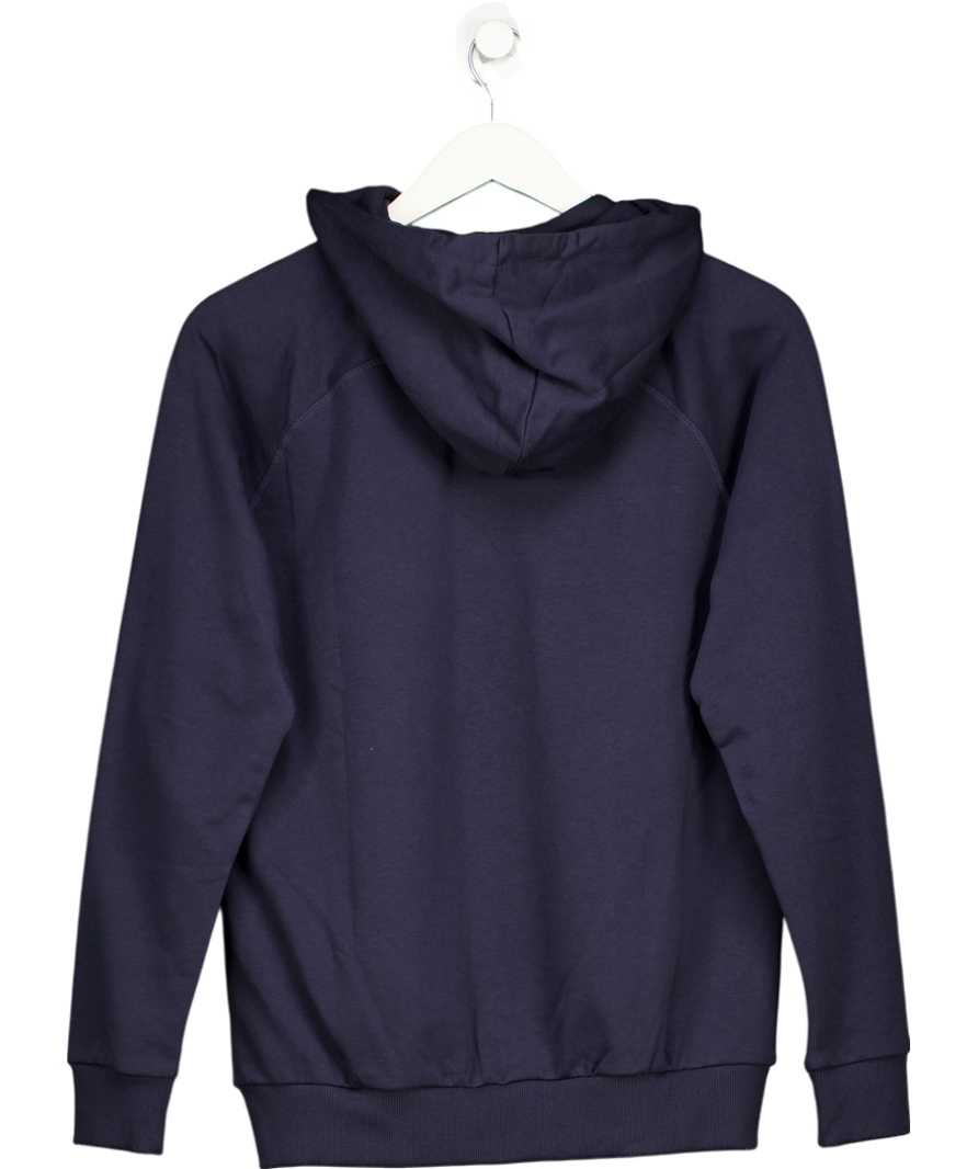 gymshark Blue Training Fleece Zip Hoodie UK S