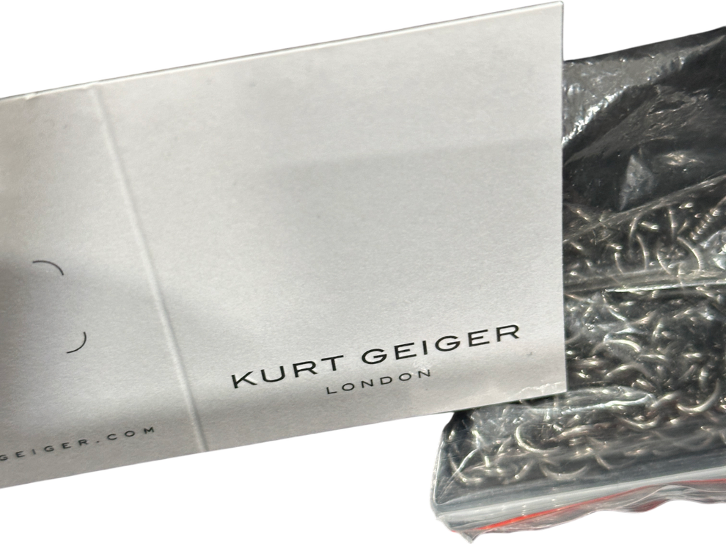 Kurt Geiger Black Drench Party Eagle Clutch Bag