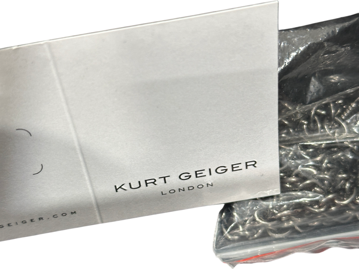 Kurt Geiger Black Drench Party Eagle Clutch Bag