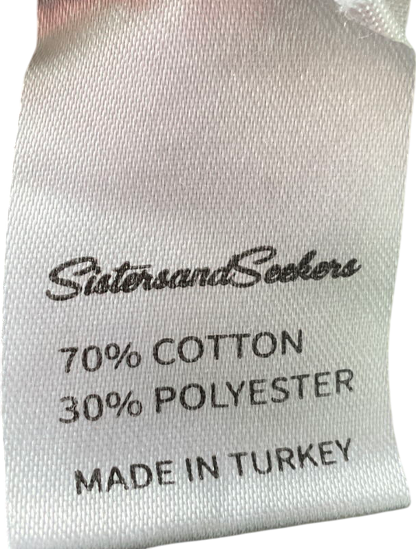 Sisters & Seekers Beige Holy Hoodie In Bone UK L