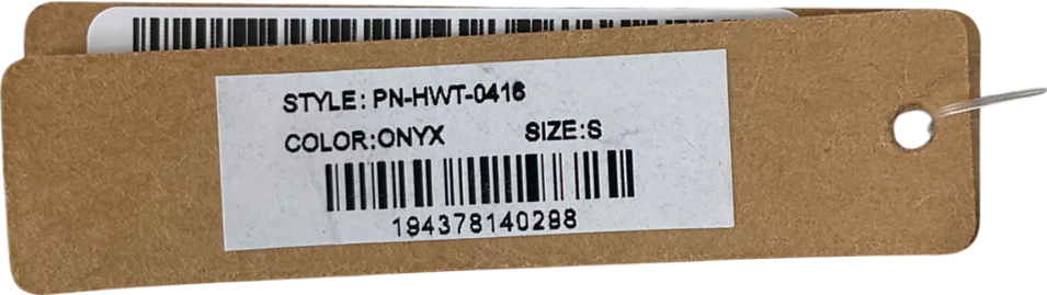 SKIMS Black High Waist Thong In Onyx UK S