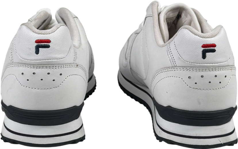 FILA Vintage Retro White Trainers UK 9 EU 43 👞
