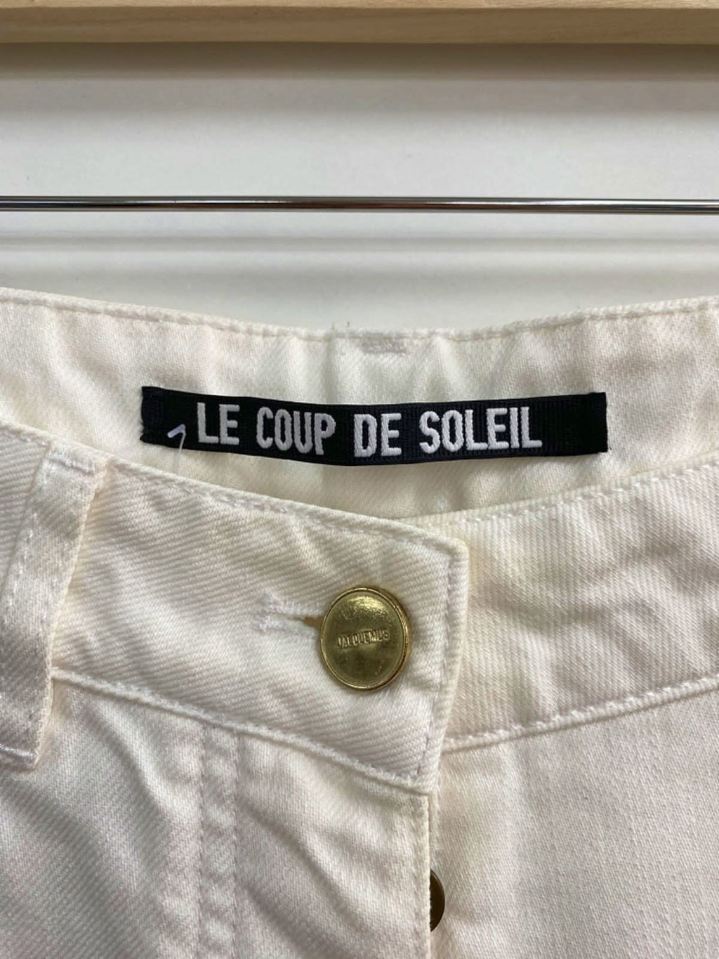 Jacquemus White Le Coup De Soleil Wide Leg Jeans W26