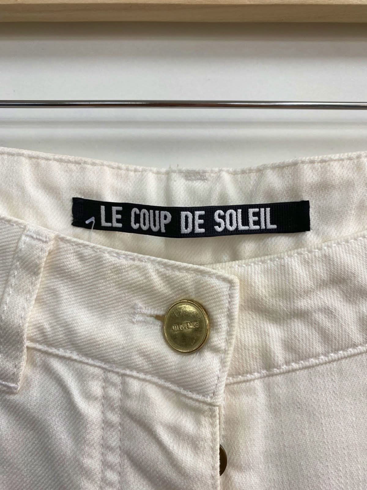 Jacquemus White Le Coup De Soleil Wide Leg Jeans W26