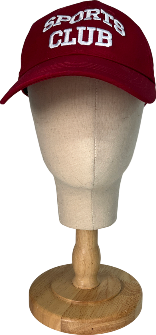 4th & Reckless Red Sports Club Embroidered Cap One Size