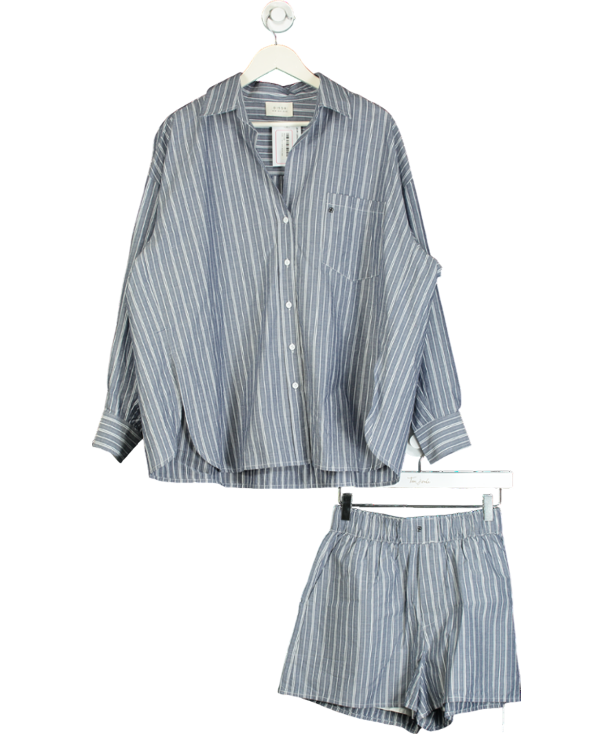 DISSH Blue Sharni Cotton Stripe Set UK 10