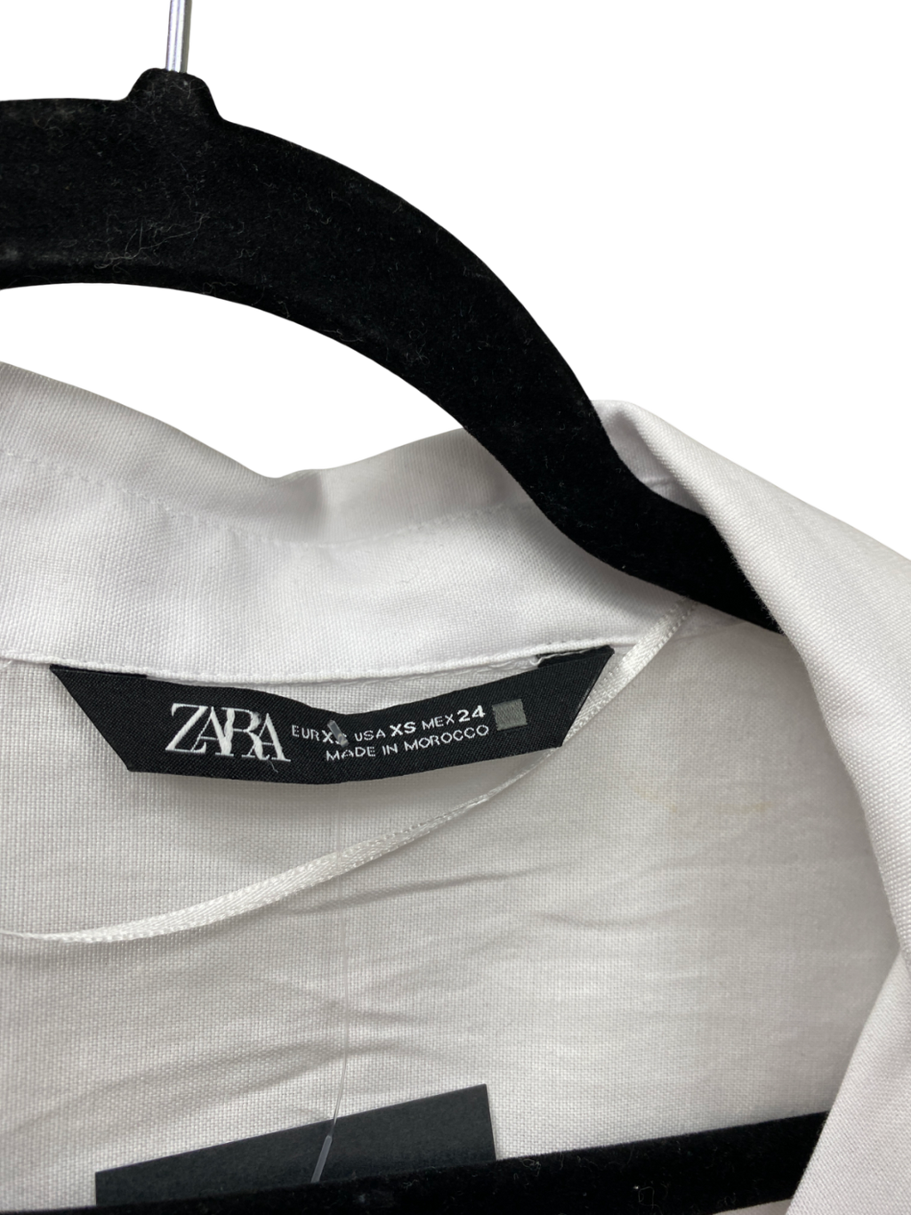 ZARA White Oversized Shirt UK XS