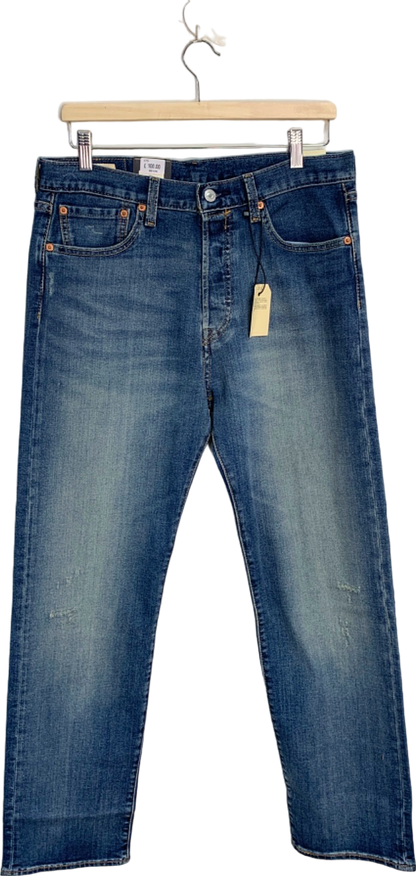 Levi's Blue 501 Original Stretch Jeans W32 L32