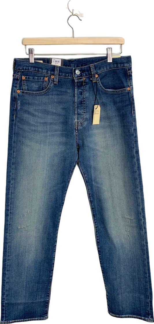 Levi's Blue 501 Original Stretch Jeans W32 L32