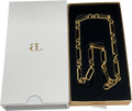Abbott Lyon Metallic Paperclip Chain Necklace (gold) One Size