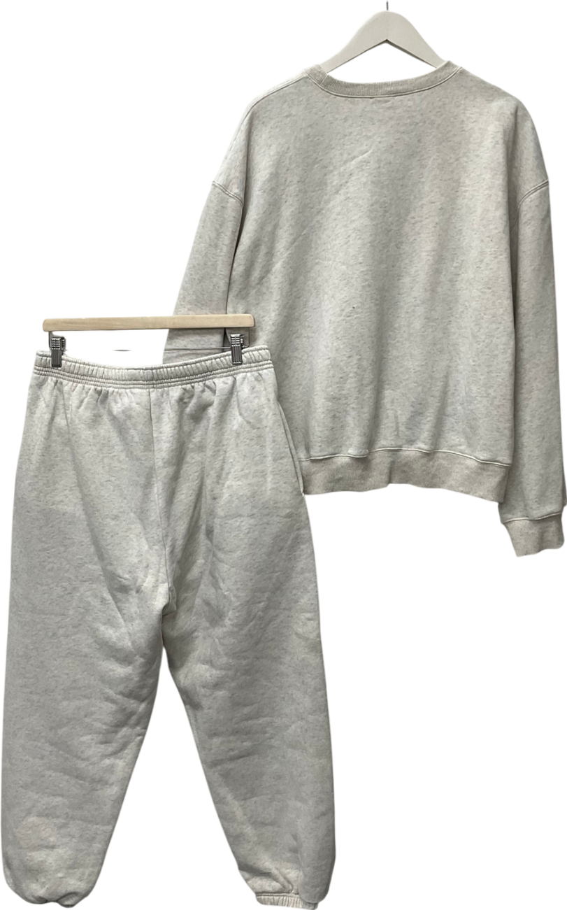 SLA the label Grey Crew Neck And Jogger Tracksuit UK XL