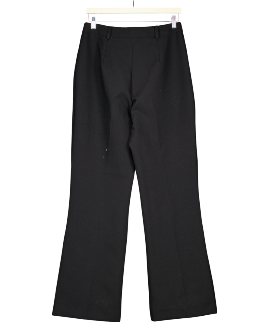 River Island Black Tapered Straight Leg Trousers UK 12