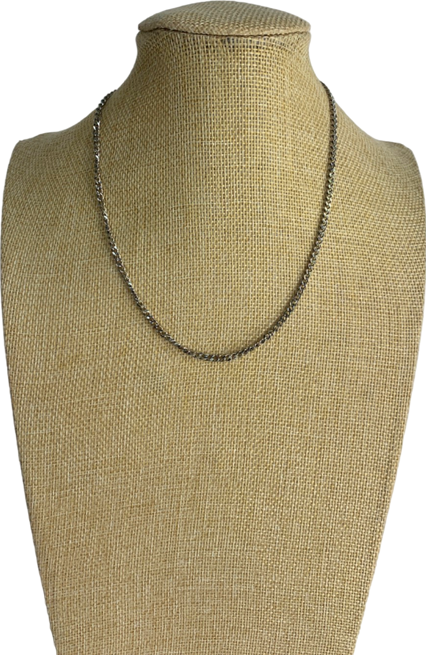 Silver Chain Necklace One Size
