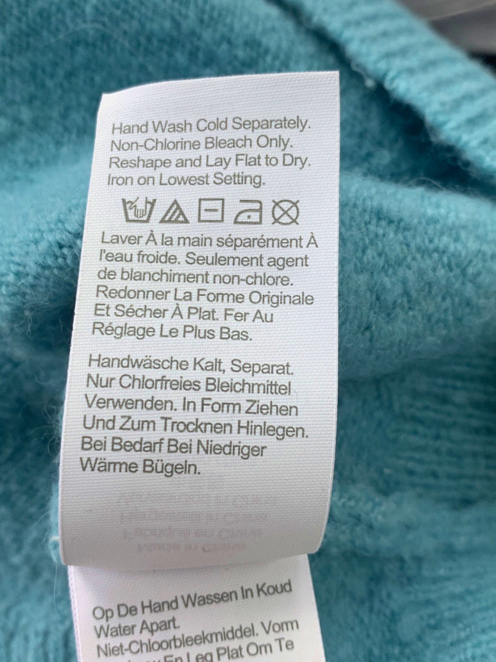 J.Crew Teal Half-Zip Sweater UK S