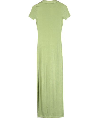 Motelrocks Green Savita Maxi Dress UK S